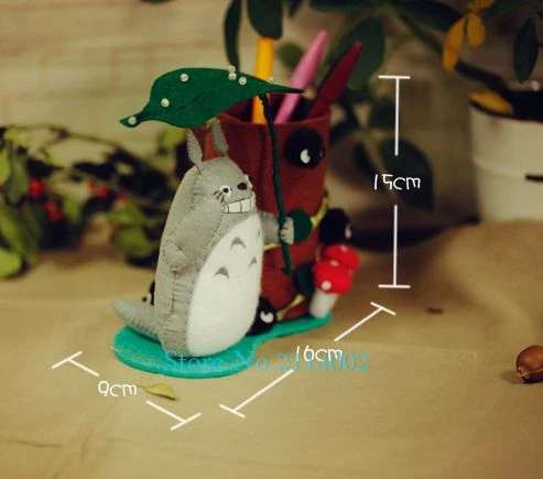 DIY Творческий кисть горшок Ручка Мультфильм Животных Ящик Для Хранения ящик Офис