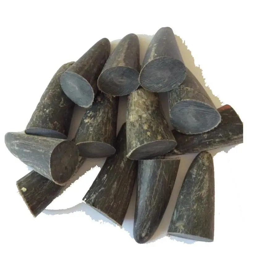 Small Natural black buffalo Ox horn bone Engraving material Knife DIY