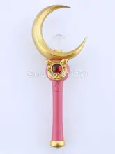Cosplay Sailor Moon Tsukino Usagi Proplica Moon Magic Wand Stick Toys Action Figures Free Shipping Cosplay Sailor Moon Tsukino Usagi Proplica Moon Magic Wand Stick Toys Action Figures Free Shipping