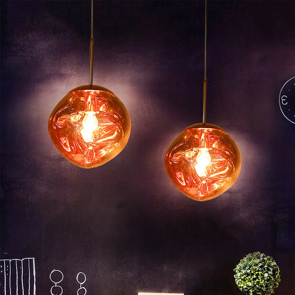 Vintage Modern LED Loft Nordic Decor Gold Glass Pendant Lights Fixtures Hanglamp Industrial Design Lamp for Kitchen Island Bedroom Dining Room Bar12
