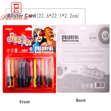 12 шт./компл. уход за кожей лица Краски для детей профессиональная не токсичная тела Краски ing макияж вечерние Краски Инж