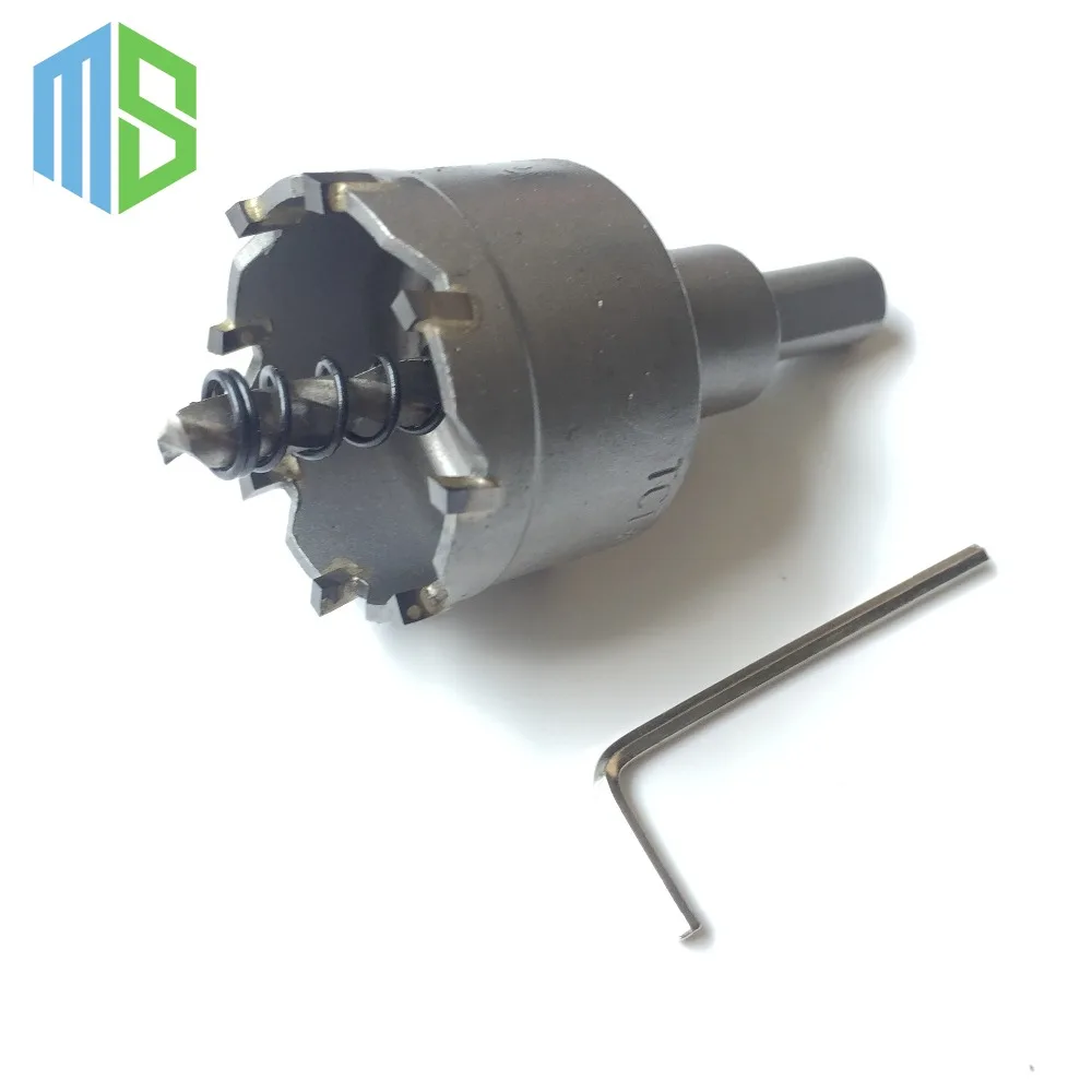 40mm Metalworking tungsten Carbide Tip Drill Bit TCT Hole Saw Set for