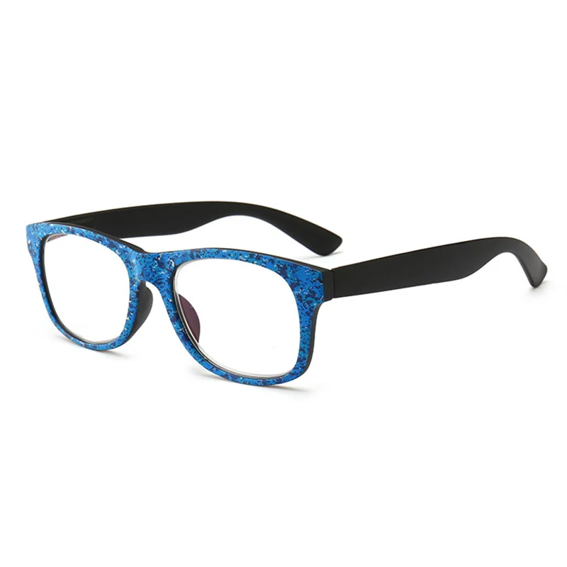 UVLAIK, модные, анти-blu-ray очки для чтения, женские, прозрачные, анти-синий светильник, очки, Ретро стиль, дальнозоркость, очки по рецепту - Цвет оправы: Dark Blue