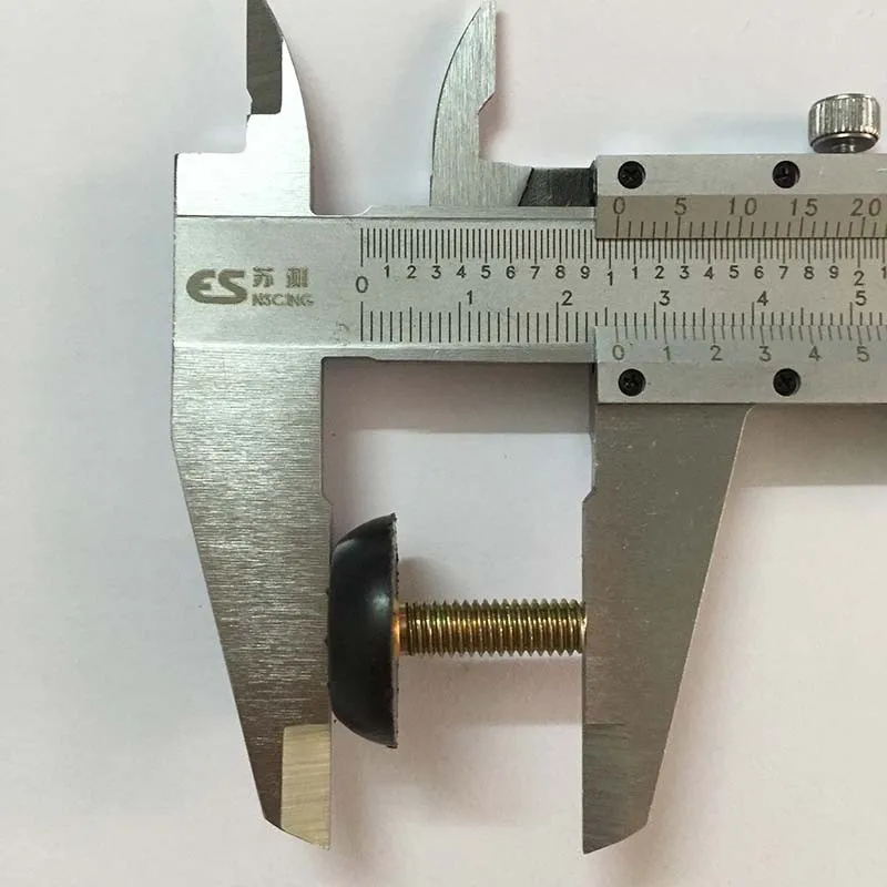 

Free shipping 1PCS Black M6x20mm Screw , 23mm Base Adjustable Furniture Leg Table Leveling Feet Pad