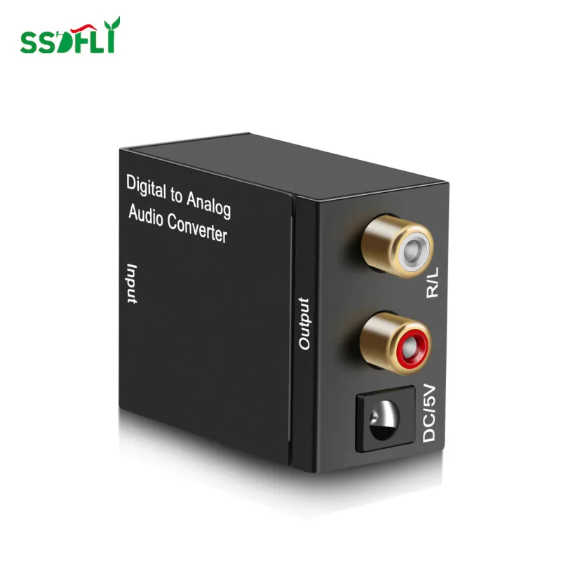 

Optical Coaxial Toslink Digital To Analog Audio Converter Adapter RCA L/R 3.5mm Audio Analog Converter Decoder