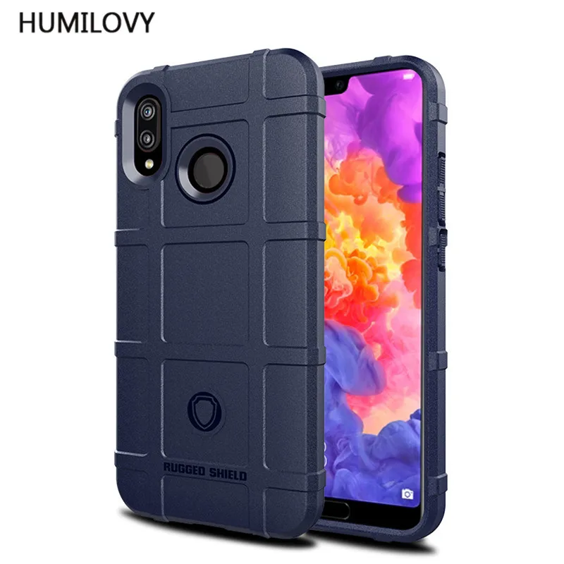 

For Huawei P20 Lite Cover Case Soft Silicone rugged shield shockproof Armor Protective Cover for Huawei P20 Lite P20Lite Case
