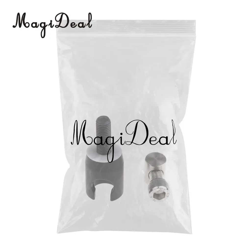 MagiDeal Metal Bow Quick Disconnect Archery Bow Stabilizer Bar Accessories Black 5cm