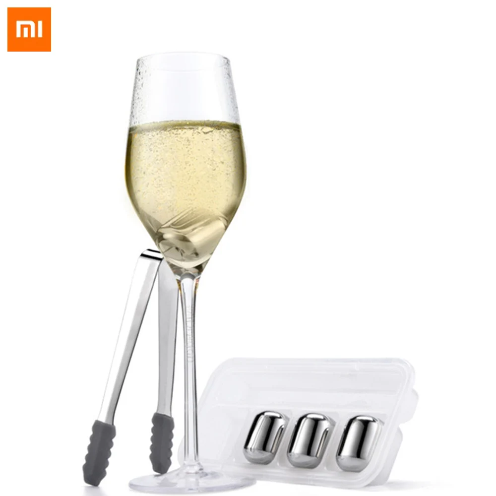 

Original Xiaomi Mijia Circle Joy Ice Cube 304 Washable Stainless Steel Long-term Use Ice Maker For Smart Home for Wine Corks Fru