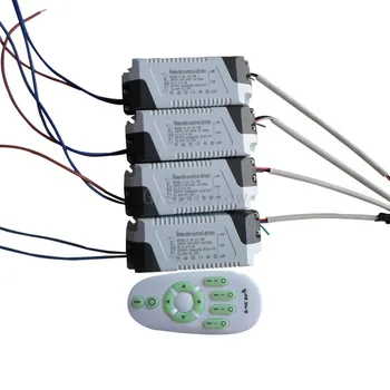 

1X Adjustable color temperature and brightness LED driver 95-265V input 12-18W with 2.4G RF remote controller free shipping