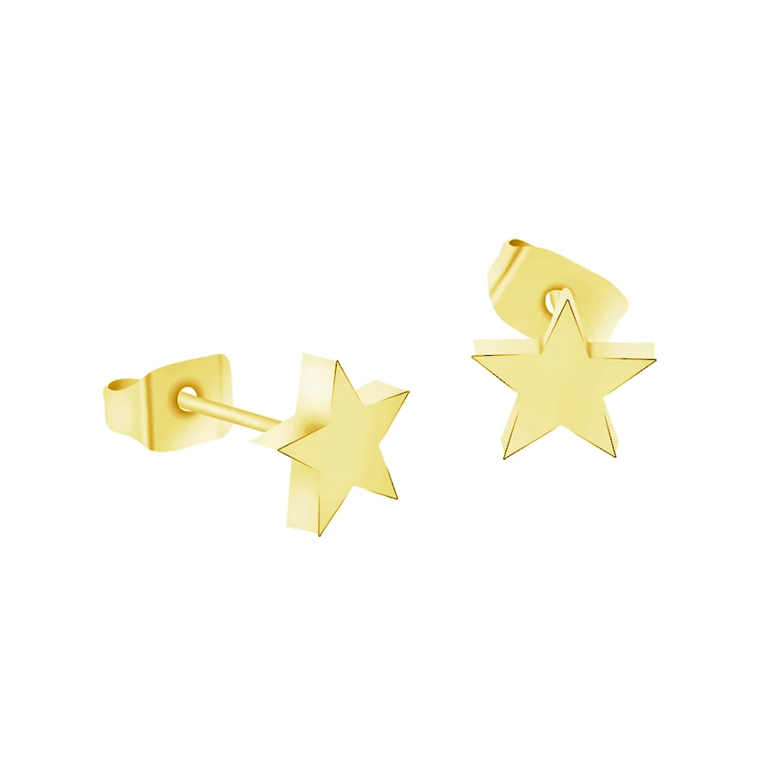 

Personality Women's Simple Five-pointed Star Stud Earrings Unisex Romantic Earings Brincos Pendant Earring Accessories Gifts