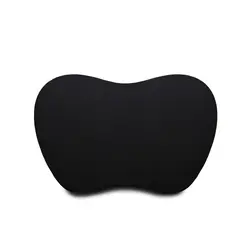 3D подушка из пены памяти для автомобиля, подушка Шейная подушка для сиденья из искусственной кожи, поясничная поддержка, универсальная