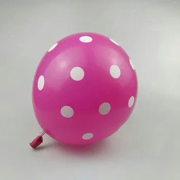 

Rose red spotted balloons 30pcs/lot12 inch thick round latex air ball birthday party decorations adult wedding balloon