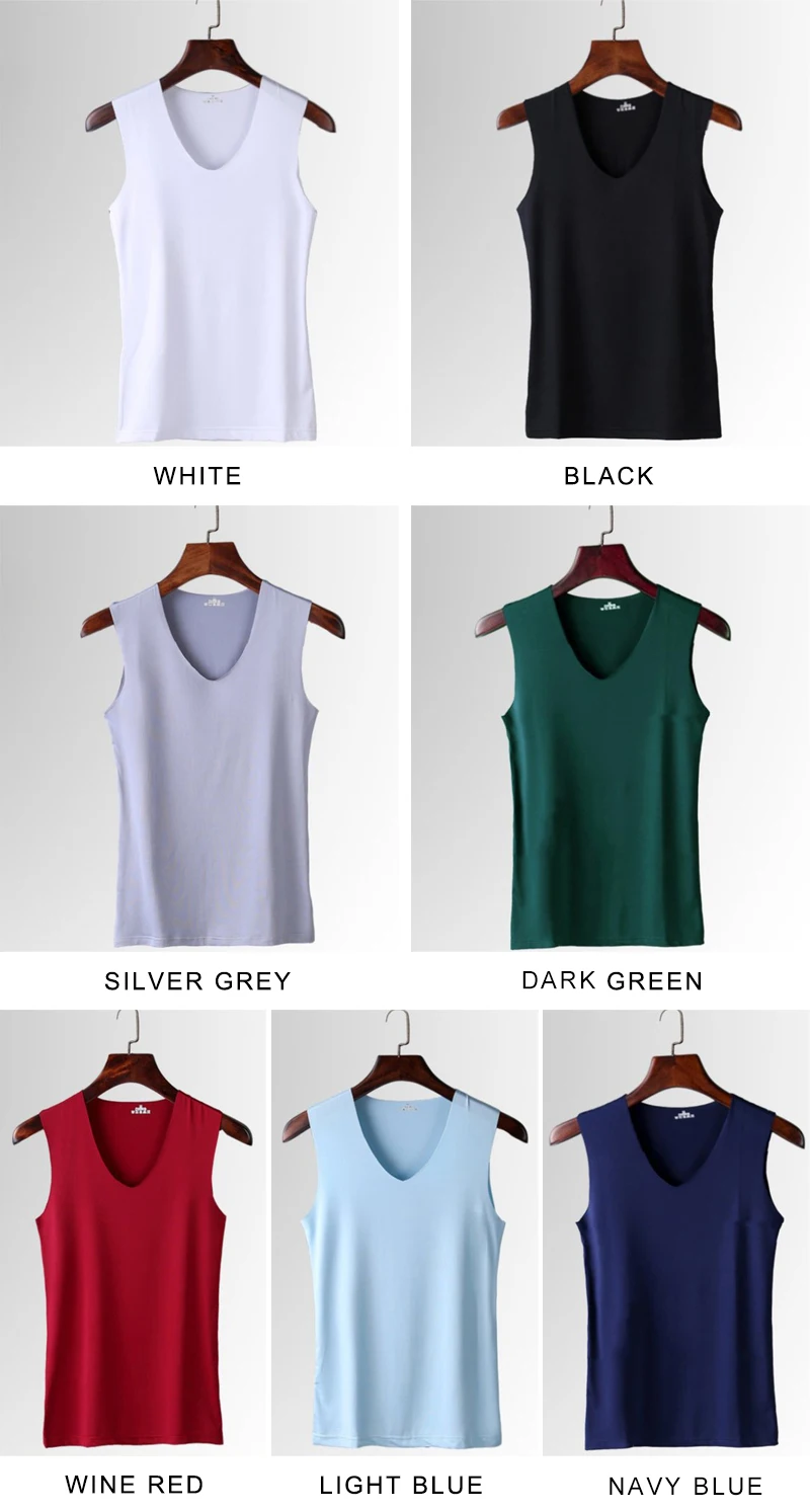  Sleeveless Tshirts Men Tank Tops Tees   (9)