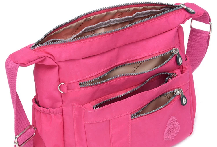 Высококачественная женская сумка через плечо, женские сумки, женские сумки через плечо, водонепроницаемые нейлоновые сумки для путешествий, Bolsas 2 шт./компл