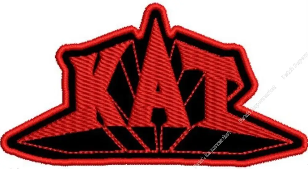 

4.1" KAT EMBROIDERED PATCH HEAVY SPEED POWER SCORPIONS ACCEPT METALUCIFER Iron On Sew On applique badge wappen biker vest emblem