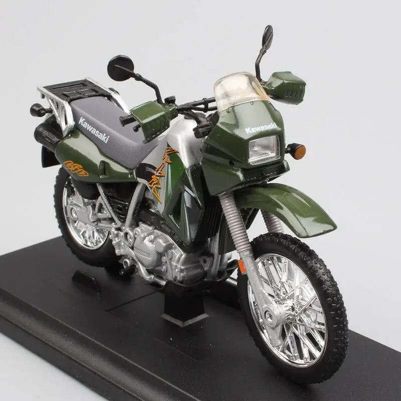 Welly 1:18 2002 Kawasaki KLR 650 модель мотоцикла, велосипеда, новая игрушка в коробке