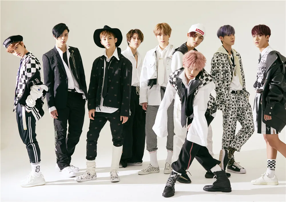 NCT K Pop постеры рок музыка настенные наклейки белая бумага с покрытием печать