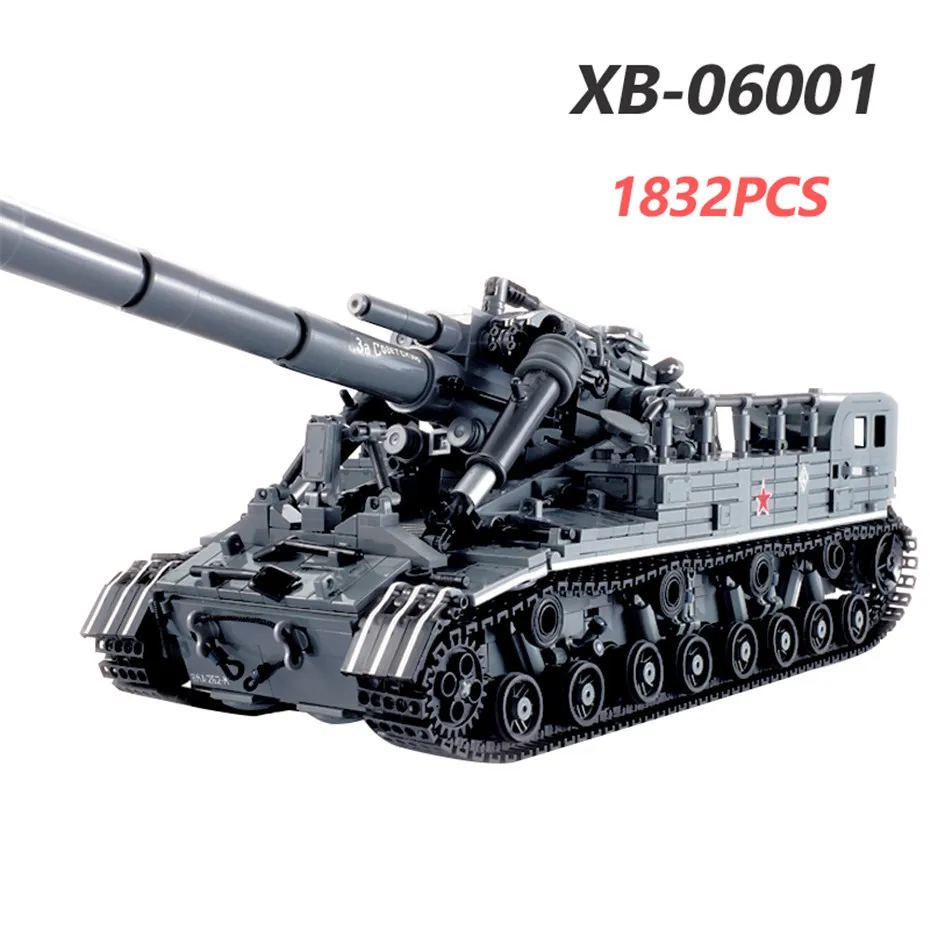 Conjuntos de Veículos Blocos de Construção Xingbao 06006 06007 Armas Militares Série Tanque Missle Blindados Tijolos Moc Juguet 06001 - 06004 06005 2 Xingbao 0600106004060050600606007 armas militares série tanque missle