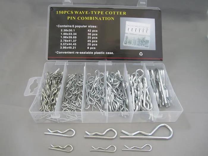 150 pcs box wave type cotter pin combination b clips shaft microwave size chart