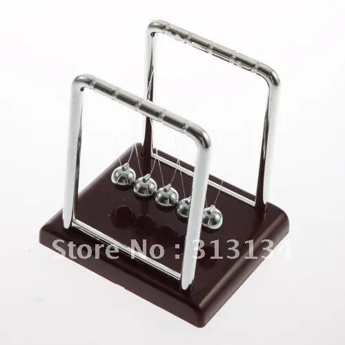 Image New arrival ton s Cradle Fun Steel Balance Ball Physics Science Desk Toy christmas Gift