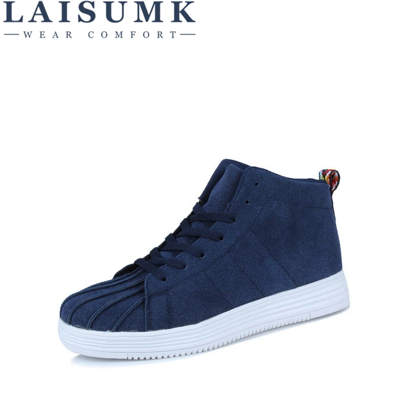 

LAISUMK Hot Sale Man Canvas Lace Up Casual Shoes Fashion Male Shoes Spring Autumn Walking Footwear Breathable Mens Flat Shoes