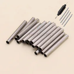 Premium Stainless Steel Watch Strap Band Set with Tool - 4 Pieces - 22mm (Silver)