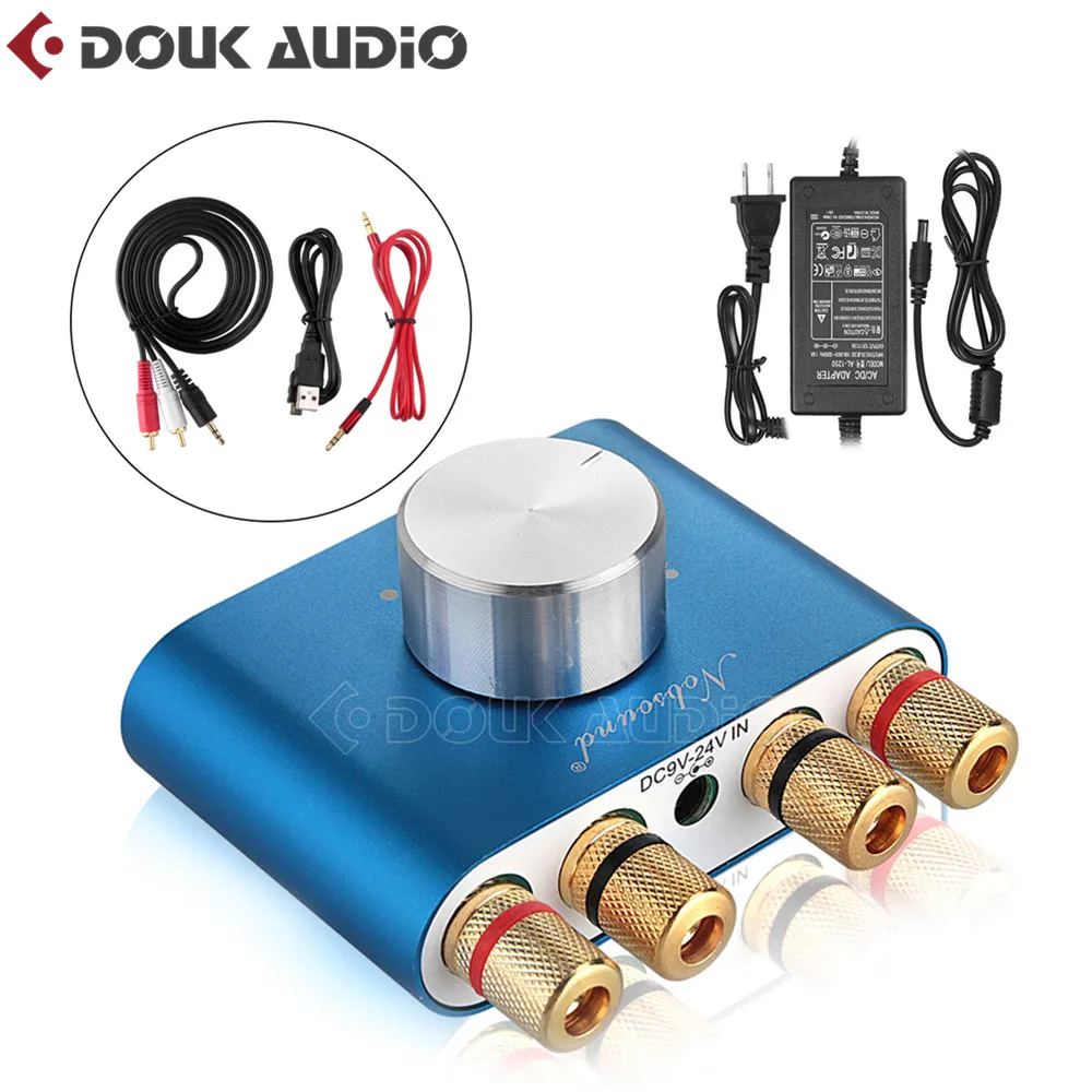 

Nobsound F900 Mini Bluetooth USB AUX IN Digital Amplifier Hi-Fi Stereo Home Audio Power Amplifier 100W