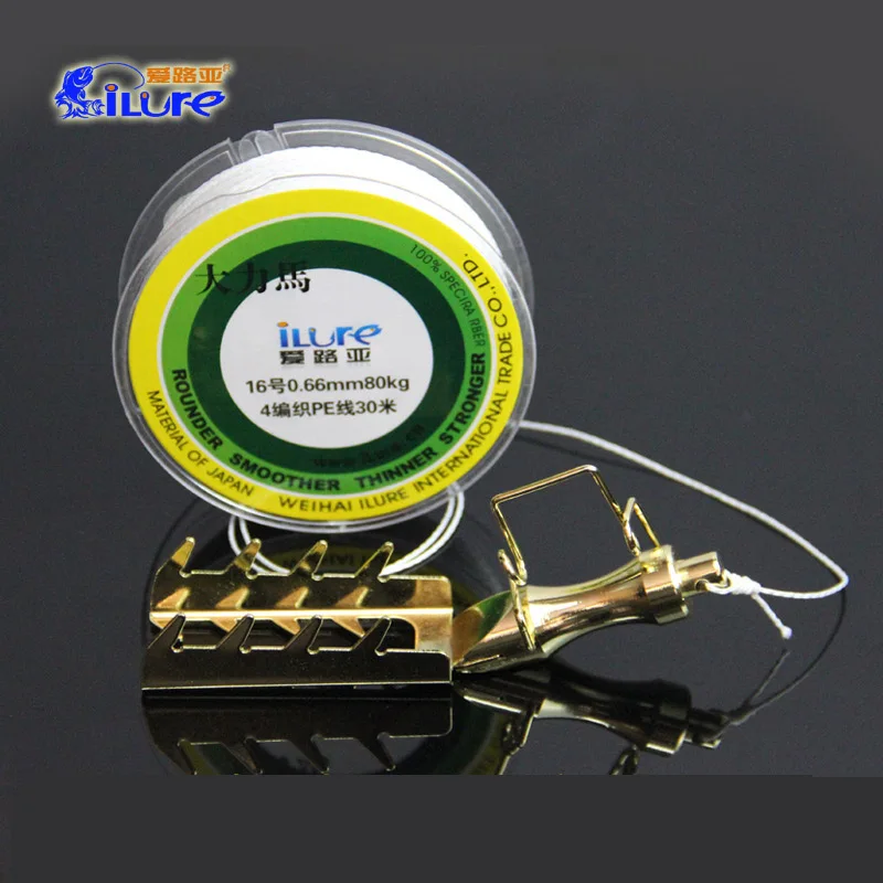 

Free shipping fishing tackle tools stainless steel bait retriever Lures rescue lure seeker bait saver pesca fishing line PE Line