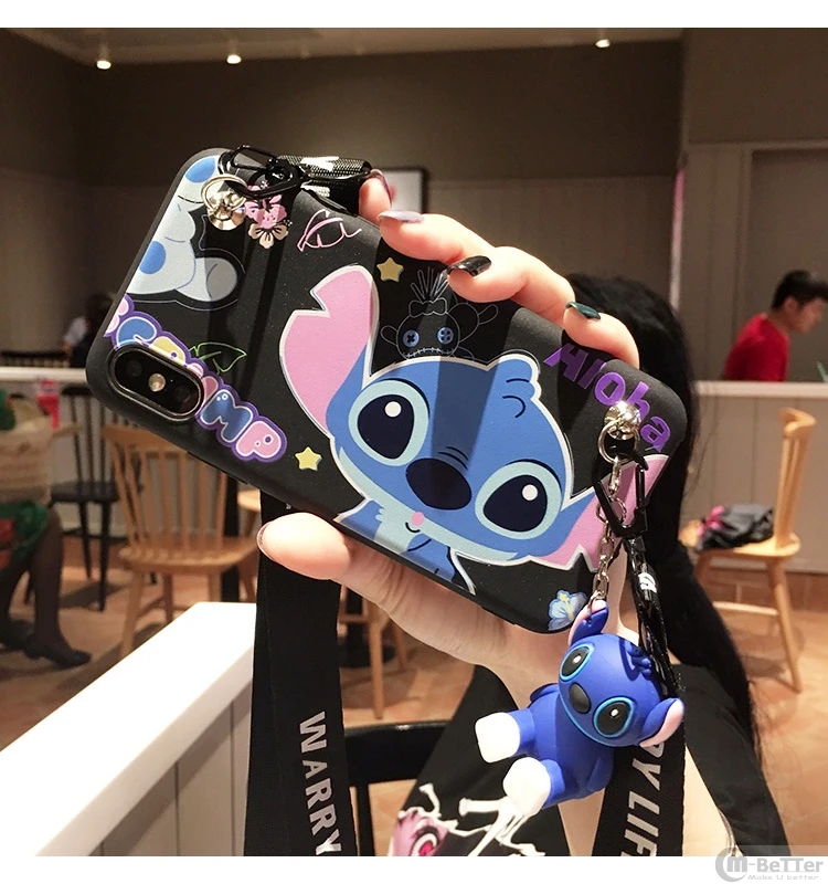 Чехол для телефона Samsung S10 plus Galaxy note8/9 с рисунком животных из мультфильма S6/S7edge s8/s9 +