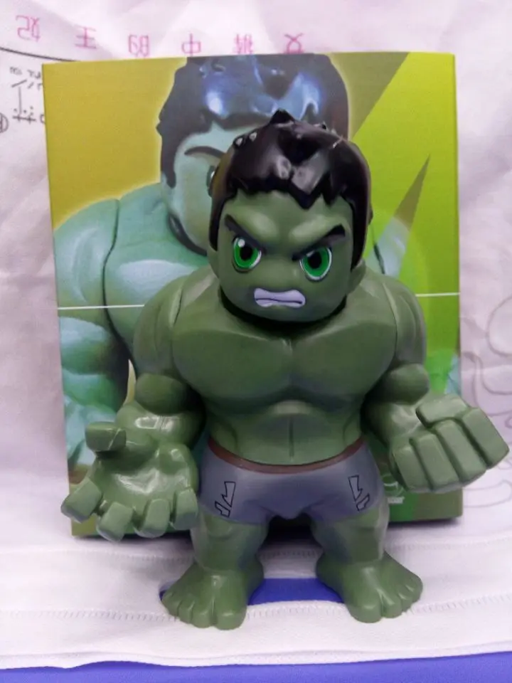 

Stock sale Avengers 3 Infinity War Hulk Q Version PVC Action Figure Collectible Model Toy 16cm Christmas gift Free shipping