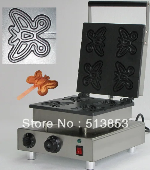 

with recipe for square type of waffle maker, 110V /220v waffle machine/Snacks machines of cake baker/ breakfast cake