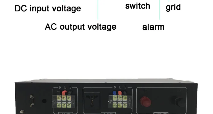 1" Rack Mount Telecom чистая синусоида инверторы 4000VA/4KVA 12 V/24 V/48 V to 120 V/220 V bypass