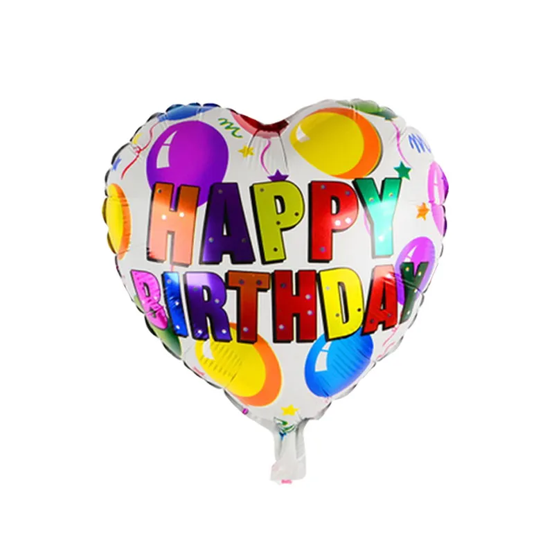 10 шт. 18 дюймов глобс фольгированные шары «С Днем Рождения» детский день рождения надувные игрушки баллон из Гелий воздушные шары для украшения вечеринок - Цвет: birthday balls 8