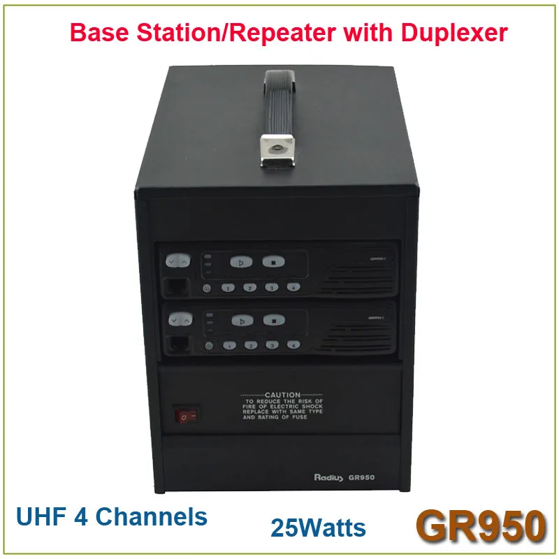 Совершенно новая Базовая радиостанция GR950 для двухсторонней рации/ретранслятор