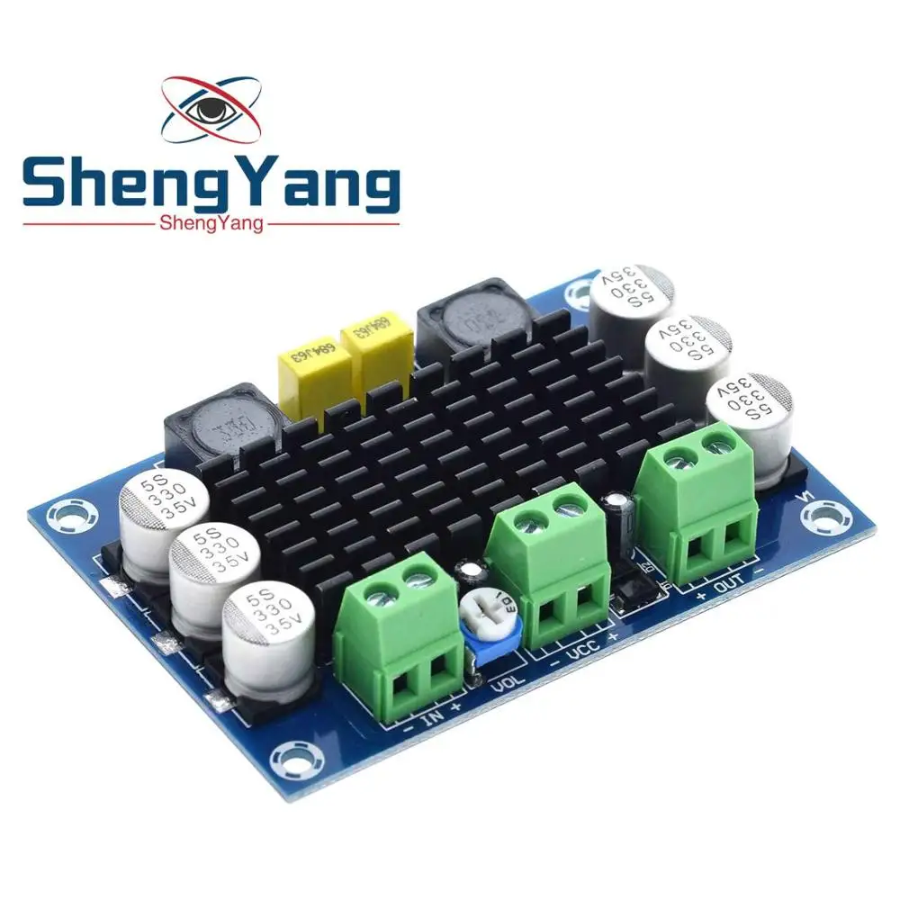 ShengYang TPA3116 D2 TPA3116DA DC 12 В 24 в 100 Вт моно канал цифровой усилитель мощности аудио Плата TPA3116D2 большая емкость платы