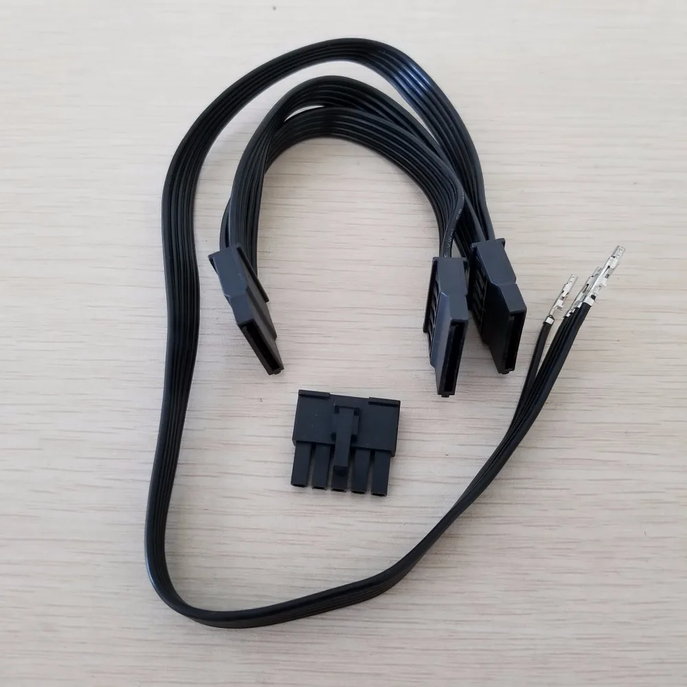 

Antec HCP-850 SATA Modular Power Supply Cable 5Pin 3 x SATA Adapter Splitter Power Extension Cable for BTC Miner DIY 50+2x15cm