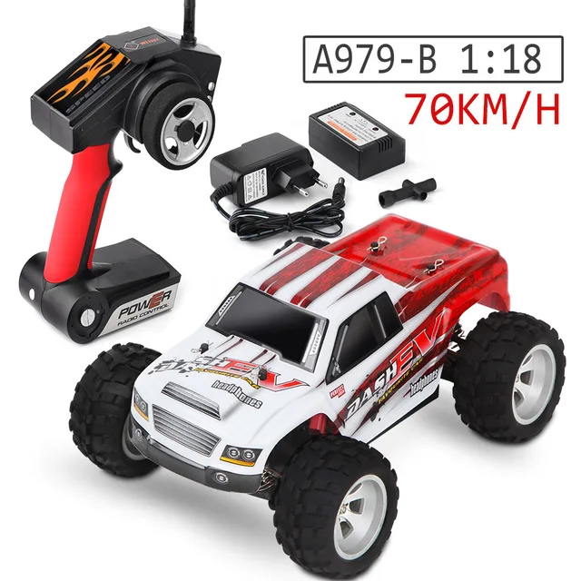 Wltoys RC автомобиль 70 км/ч 1/18 4WD 12428 A979 2 4G Радиоуправление грузовик багги высокая