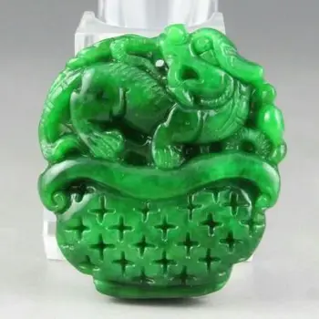 

Free shipping dry green jade jade flower and peaceful evil Yong dry green Tielong dance
