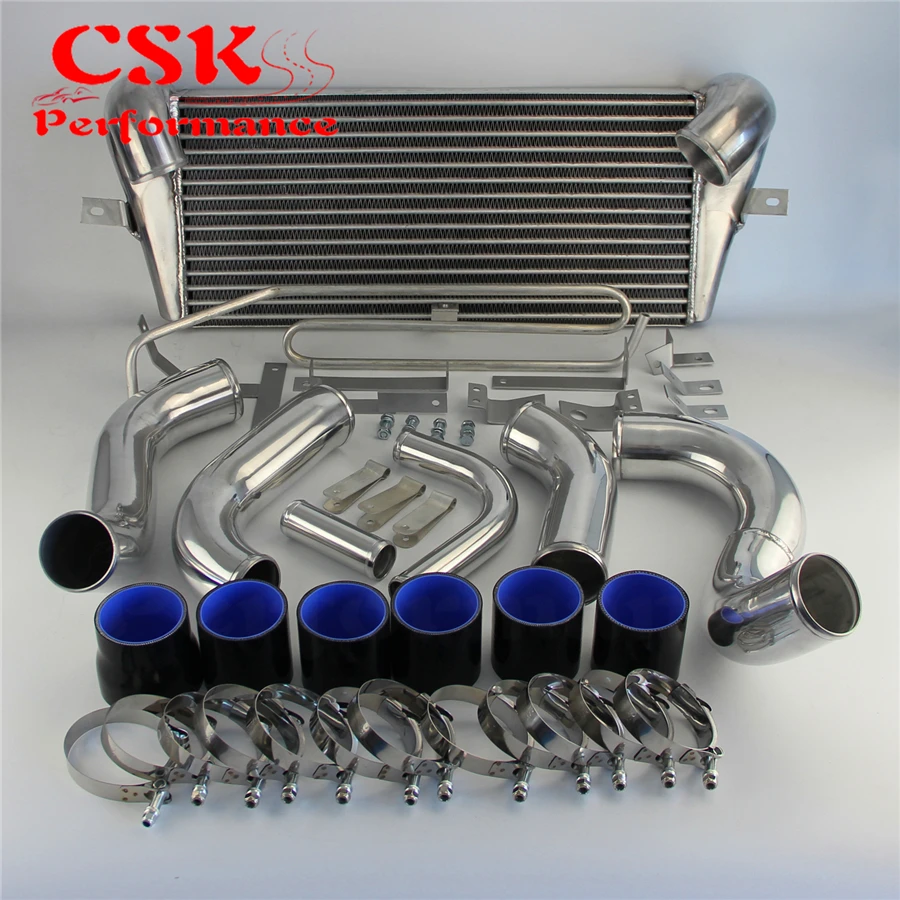 

Fits For MAZDA 93 94 95 96 97 RX7 FD3S FMIC FRONT MOUNT INTERCOOLER + PIPING TURBO BLUE/Black/Red