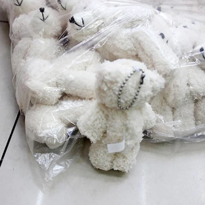 50 unids/lote Mini oso de peluche juguetes de peluche de cadena blanco ositos de goma 12 cm animal boda peluches bicho ursinho de pelucia 50 unids/lote Mini oso de peluche juguetes de peluche de cadena blanco ositos de goma 12 cm animal boda peluches bicho ursinho de pelucia