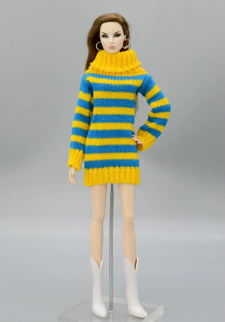 2019 новая зимняя одежда хлопчатобумажный шерстяной свитер для 1/6 BJD Xinyi FR ST Барби