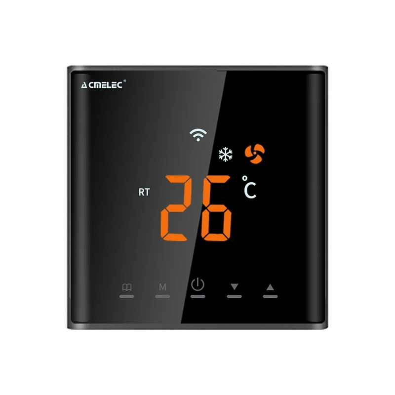 AE-669-K Touch Screen LED Temperature Regulator Central Air Conditioner WIFI Thermostat APP Control Temperature