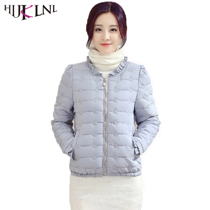 HIJKLNL camperas mujer Winter Cheap Coat Women Candy Color Slim Fit Jacket Coat 2017 Female O