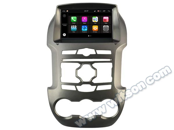 Top 8" Android 8.0 Oreo OS Car DVD Multimedia Navigation GPS Radio for Ford Ranger (T6) 2011-2014 with Optional ADAS Function 1