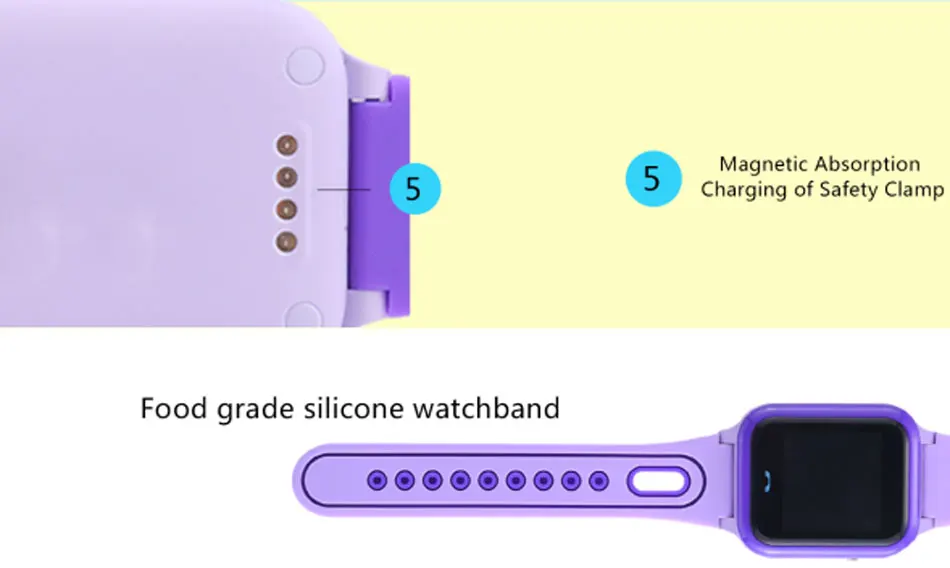 SALFRESA L60 Children Smart Watch Waterproof IP67 Color Touch Screen 1.33'' Baby Safety Kids AGPS LBS Smart Bracelet for Child-20