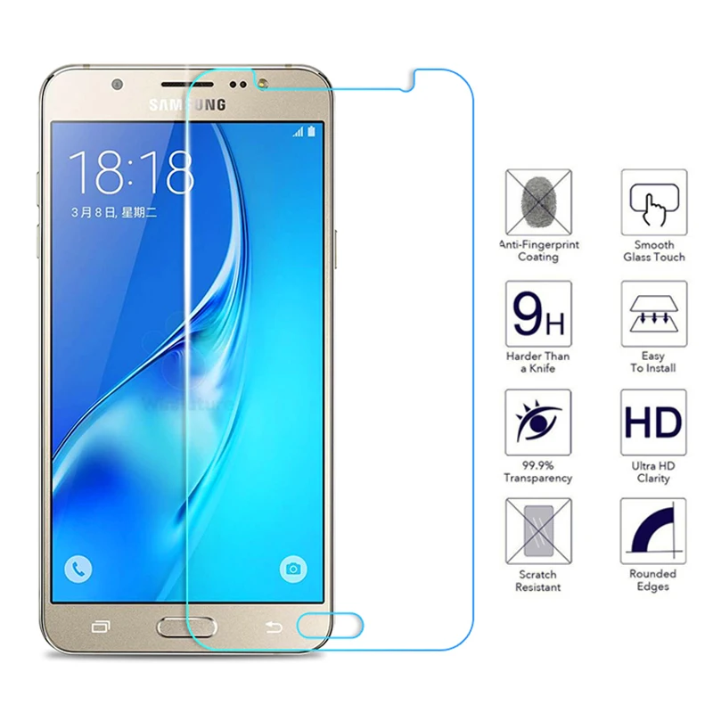 

Tempered Glass On The For Samsung Galaxy J3 J5 J7 A3 A5 A7 2015 2016 2017 2018 Protection Glas Screen Protector Protective Film