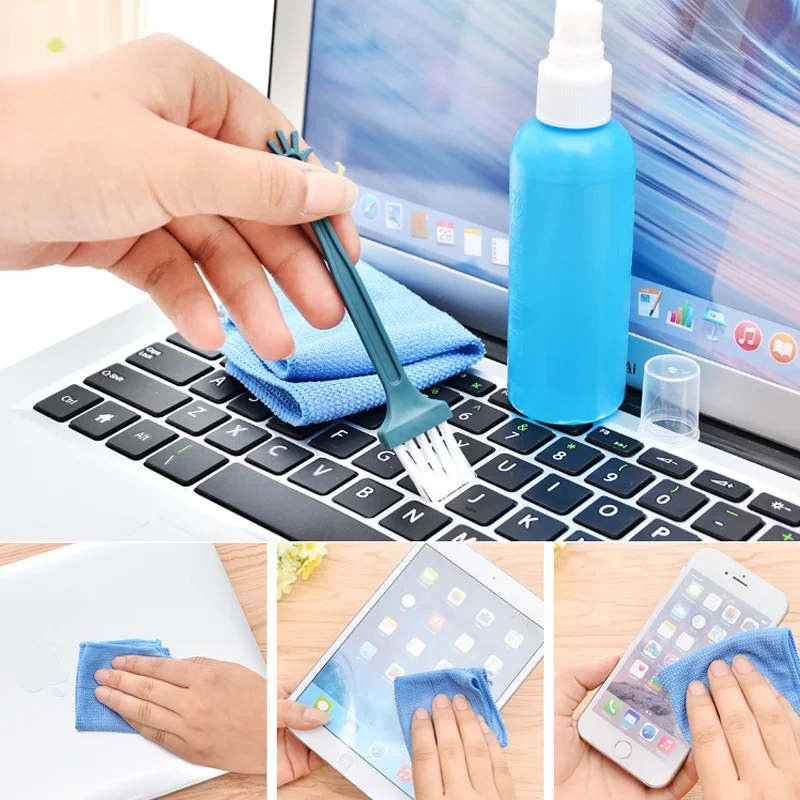 3in1 LCD Laptop Computer Notebook TV Mobile Phone screen cleaning KIT Cleaner