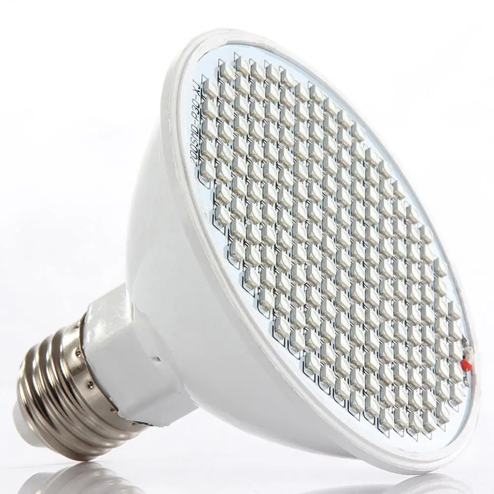 Plant Growing Lights E27 200Led Flower Plant Grow Seeding Light Garden Greenhouse Lamp Bulb 20W