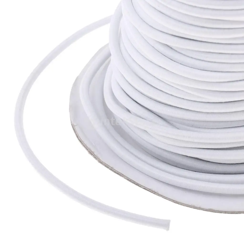  4mm Round Rubber Elastic Bungee Rope Shock Cord Tie Down Boat Trailer Anti-UV 0.5m, 1m, 2m, 300cm, 5m, 10m, 20m, 30m, 50m, 75m