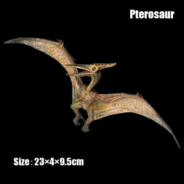 Best Offers Oenux Jurassic Lifelike Pterosaurs Solid PVC Dinosaur Model Classic Pterosaur Action Figures Toys For Kids Gifts